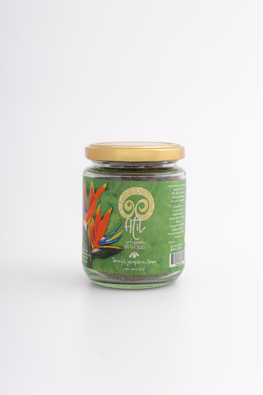 Infusión de Toronjil, Jengibre y Limón