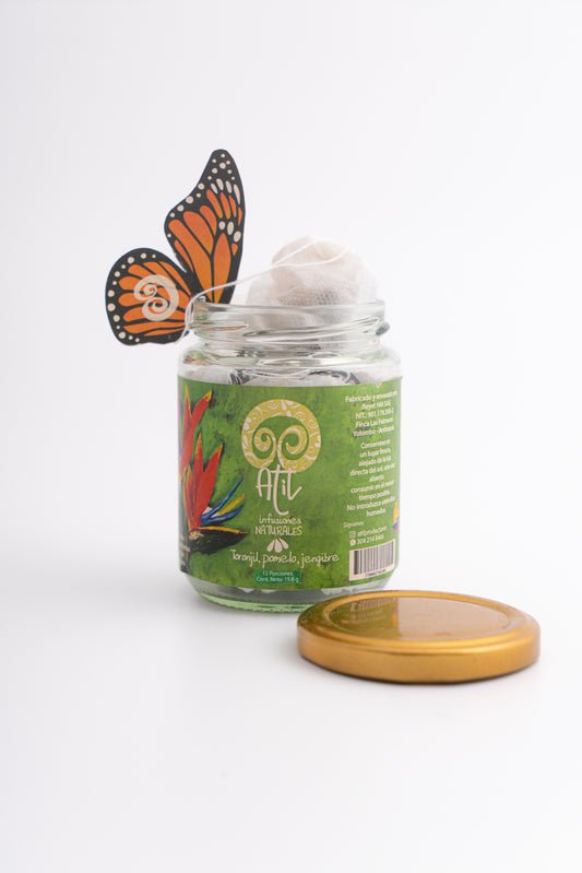 Infusión Toronjil, Pomelo y Jengibre