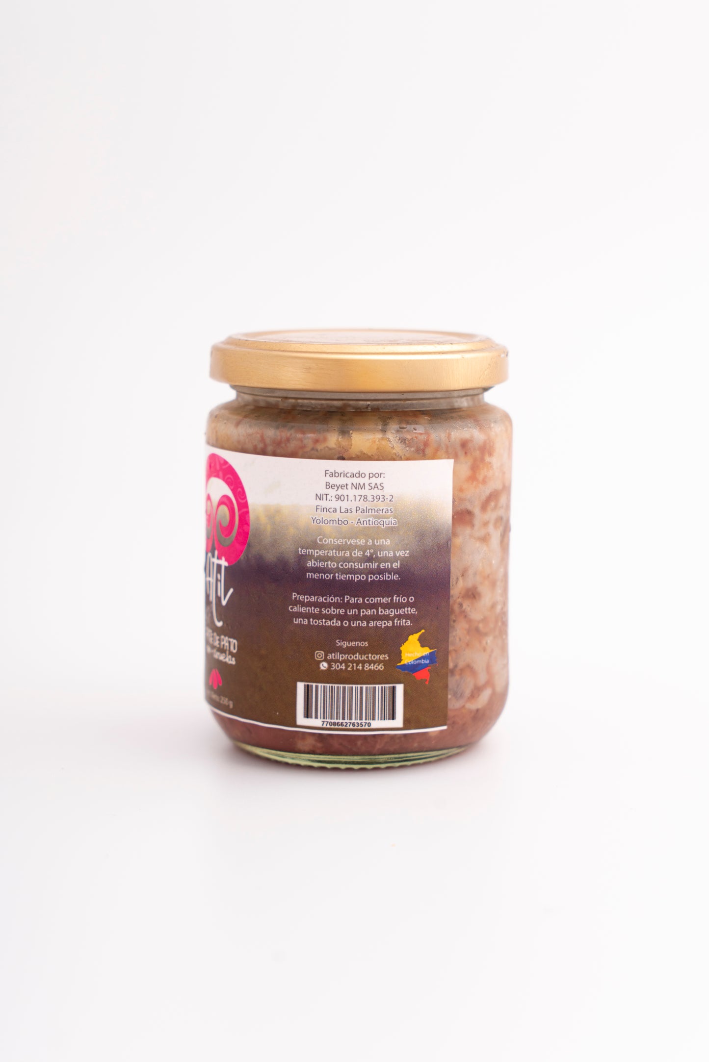 Paté de pato ron ciruelas 250g