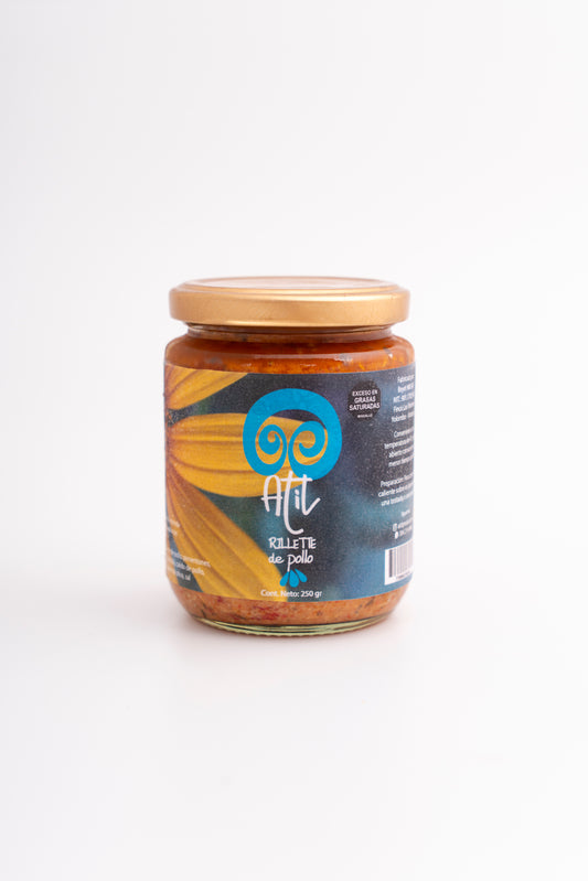Rillette de pollo al vino blanco 250g