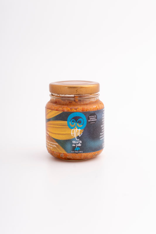 Rillette de pollo al vino blanco 130g